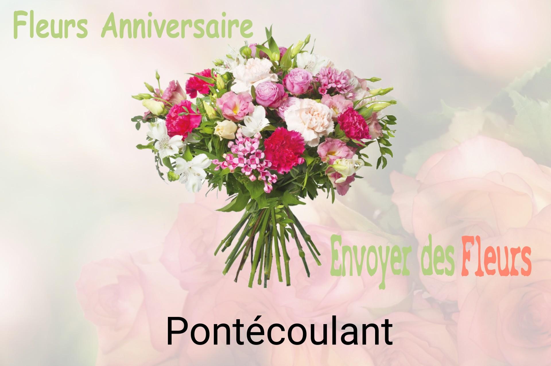 Bouquet de fleurs d’anniversaire livré à Pontécoulant